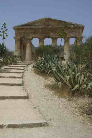 Alte griechische Tempelanlage in Segesta