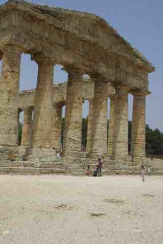 Alte griechische Tempelanlage in Segesta