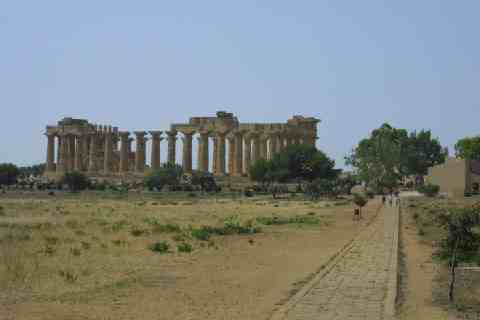 Alte griechische Tempelanlage in Selinunte